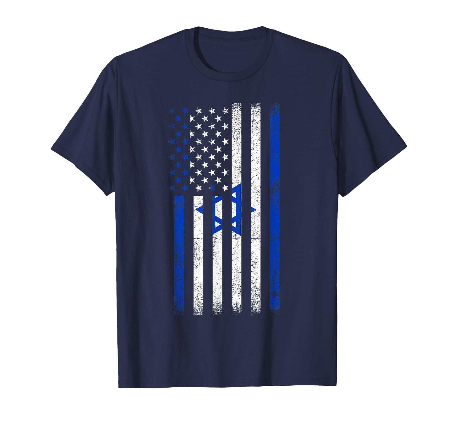 USA Flag Israel T-Shirt