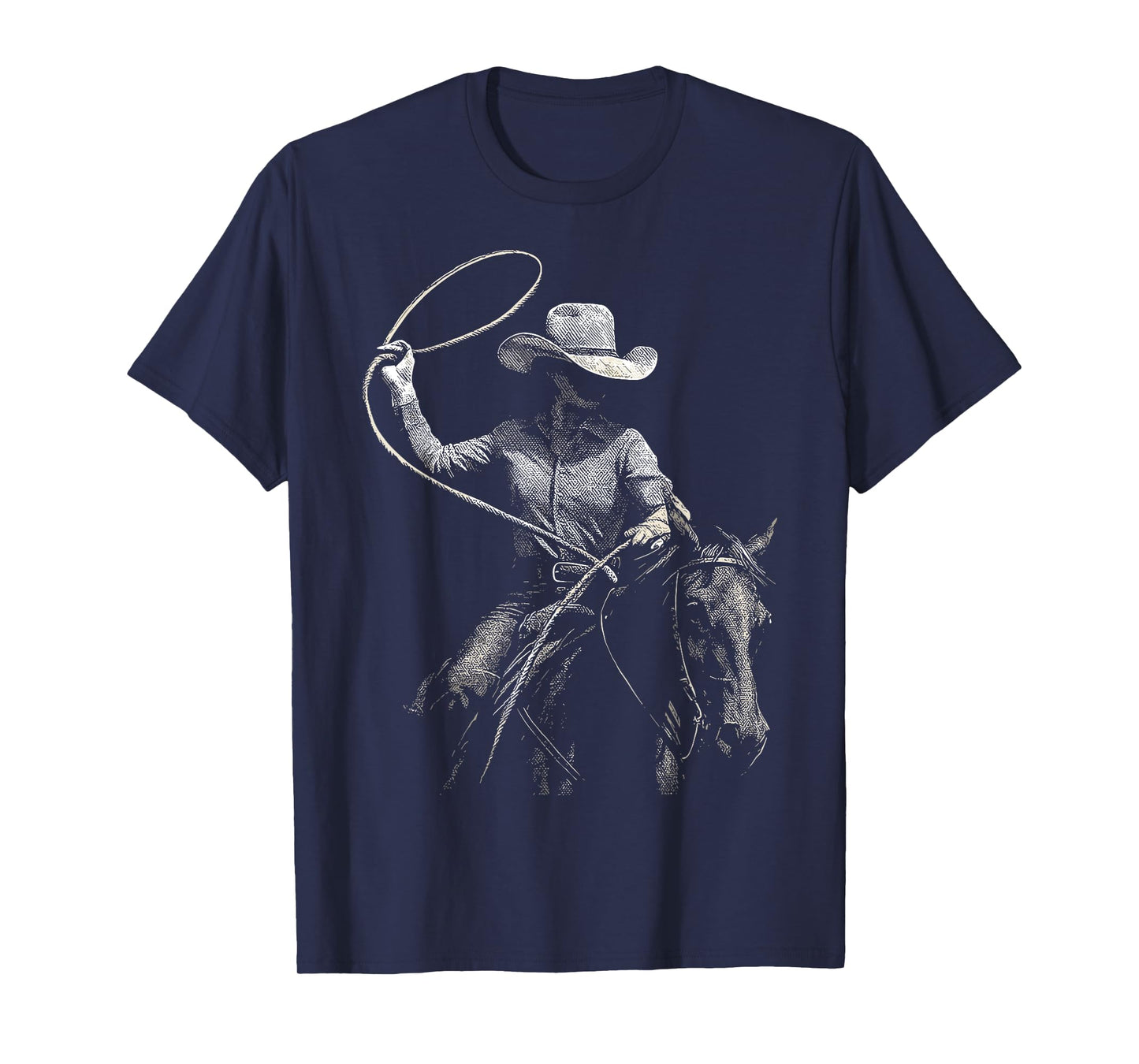 Rodeo Cowgirl Western Horse T-Shirt