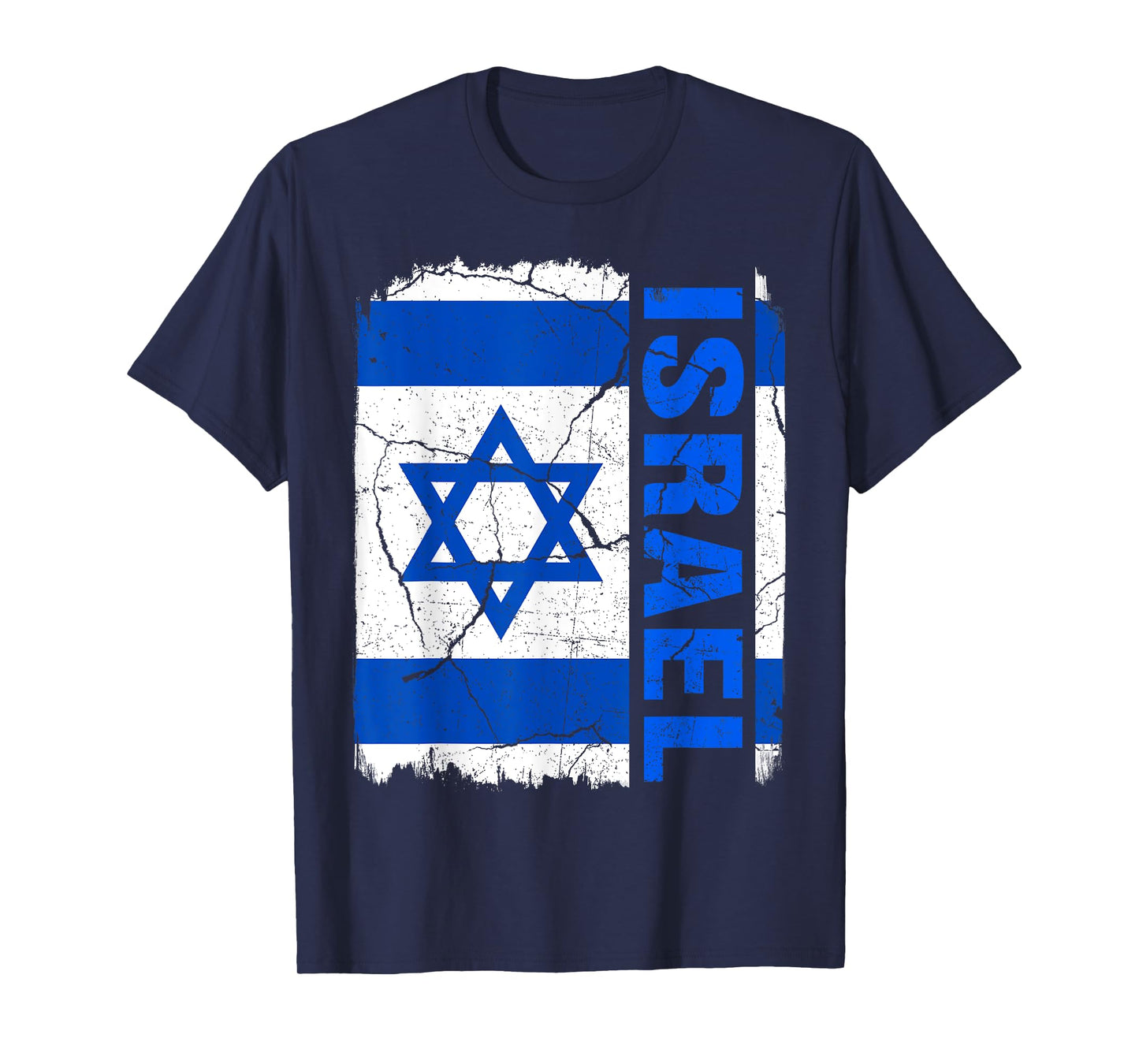 Vintage Israelis Flag Israel Pride Roots Heritage Gift T-Shirt