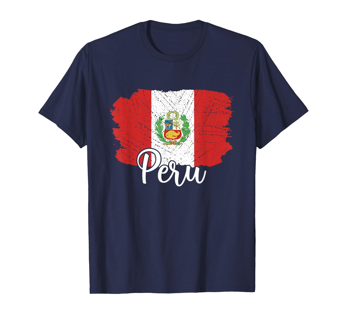 Peru Flag Men Women Kids Peru Country T-Shirt