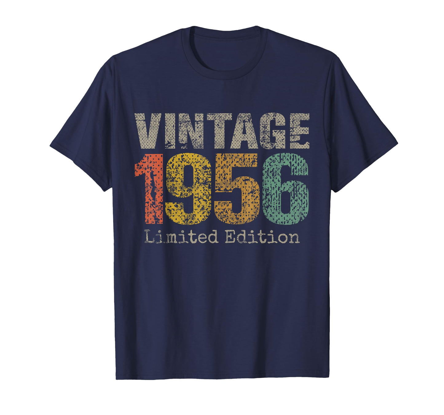 Vintage 1956 Limited Edition 69th Birthday Gifts 69 Year Old T-Shirt