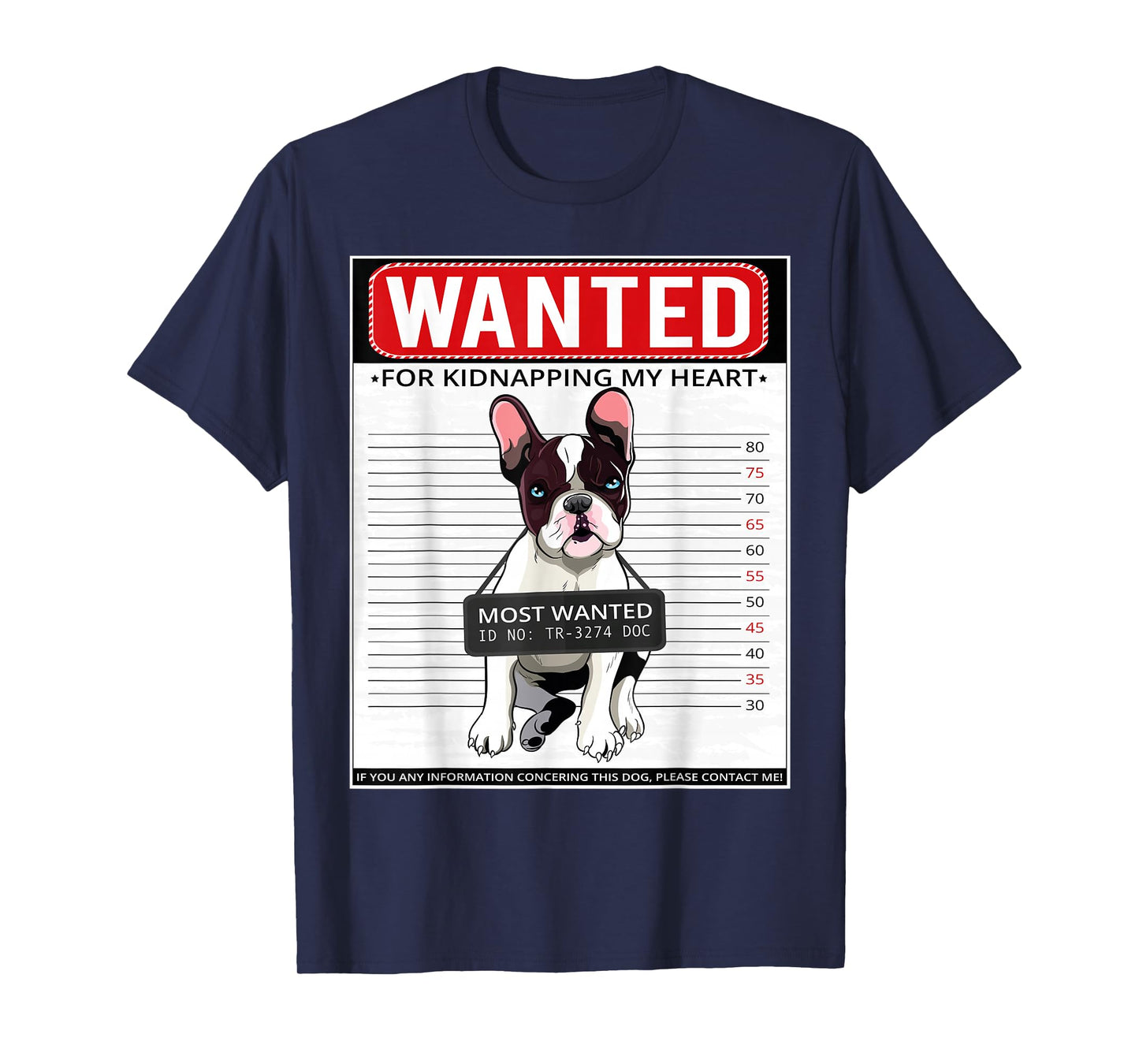 French Bulldog Frenchie Dog T-Shirt for Men Women Girls Kids
