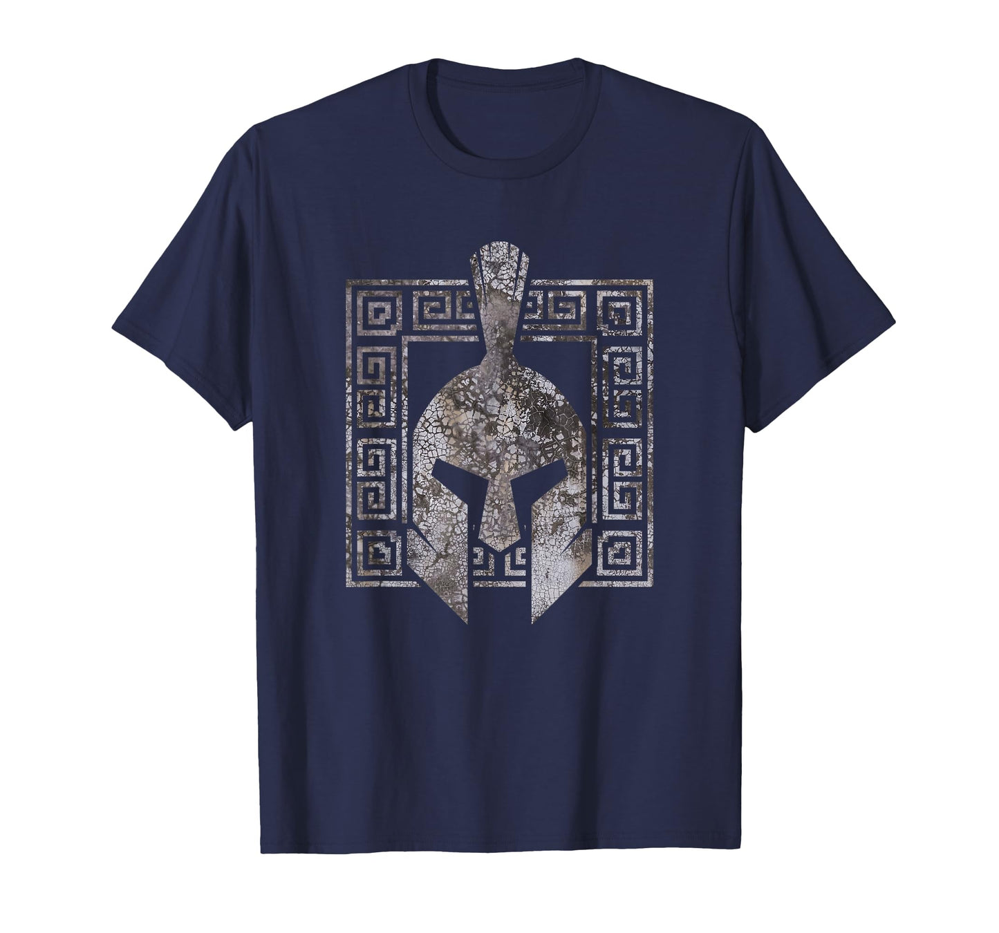 Spartan Warrior Helmet Ancient Greek Vintage T-Shirt
