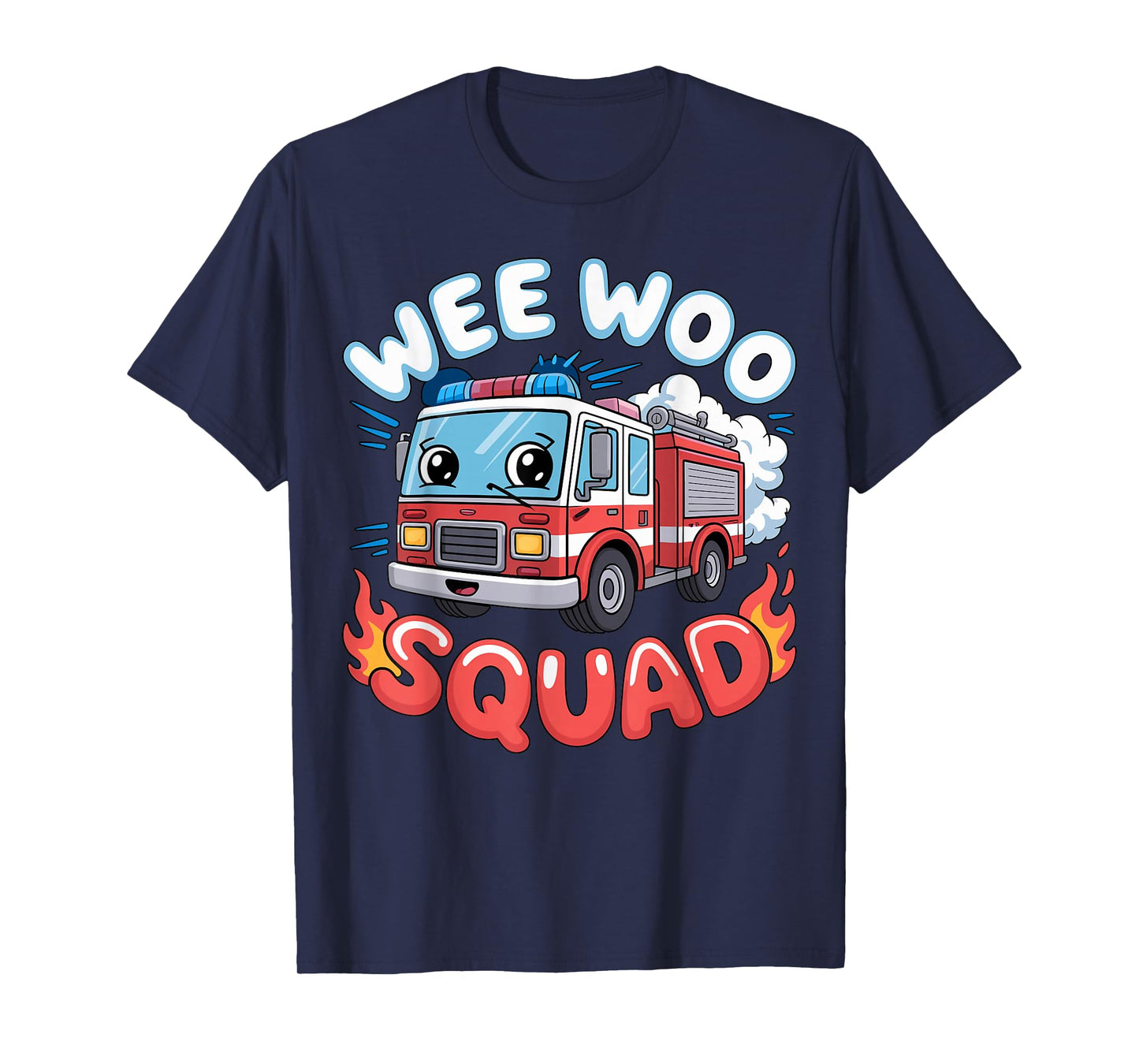 Wee Woo Squad Fire Truck T-Shirt
