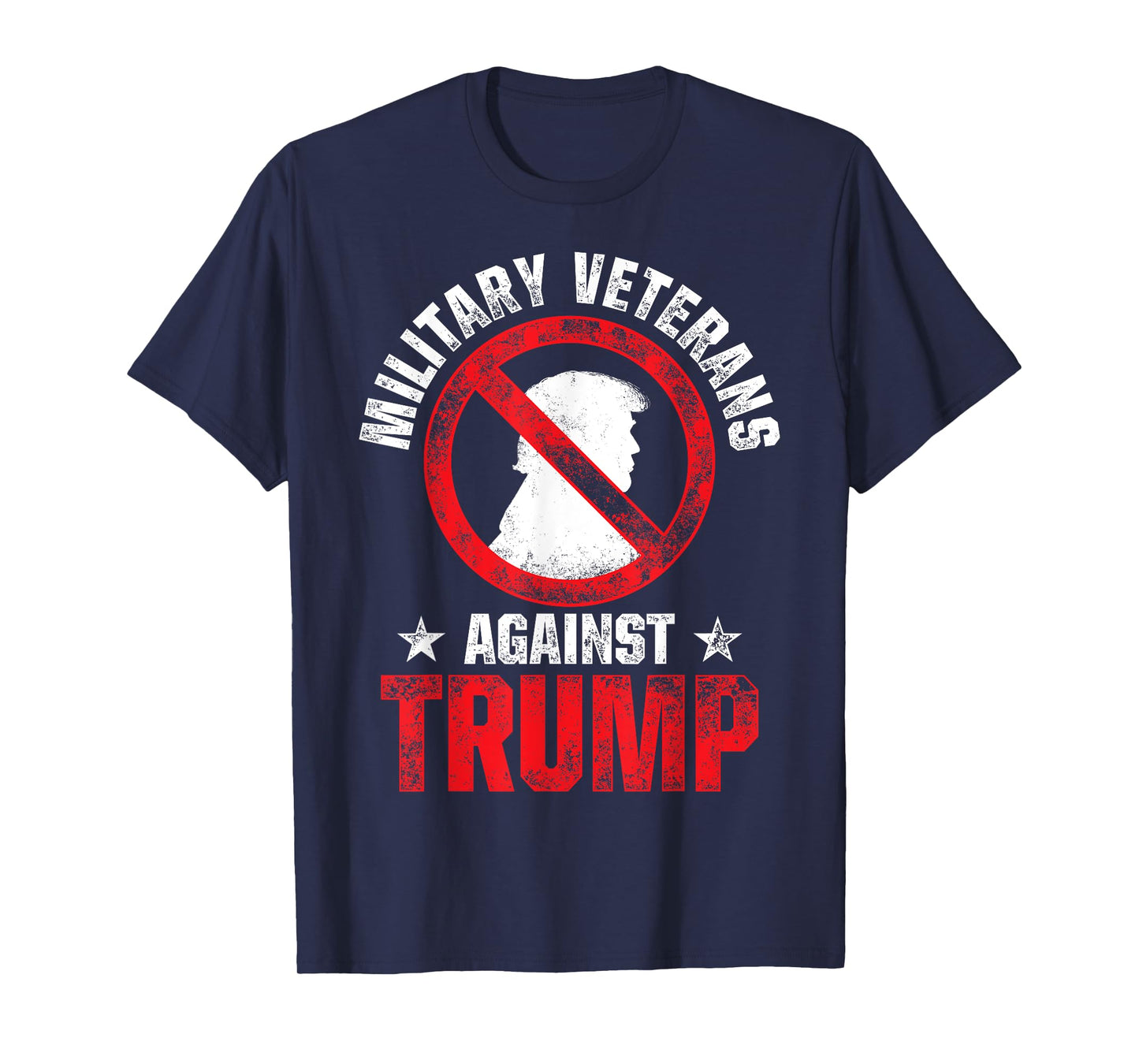 Military Veterans Against Trump 2020 No USA Election T-Shirt