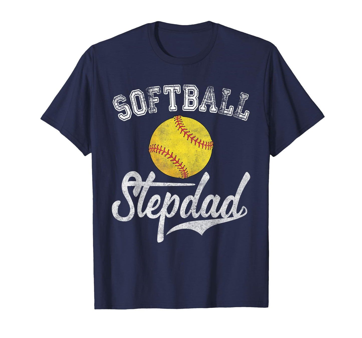 Softball Stepdad tshirt Sport Stepfather T-Shirt