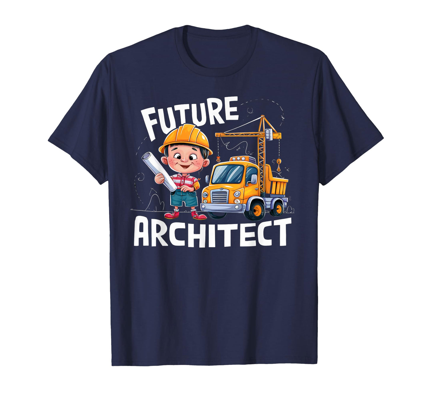 Future Architect Costume Pretend Play Kids Design T-Shirt