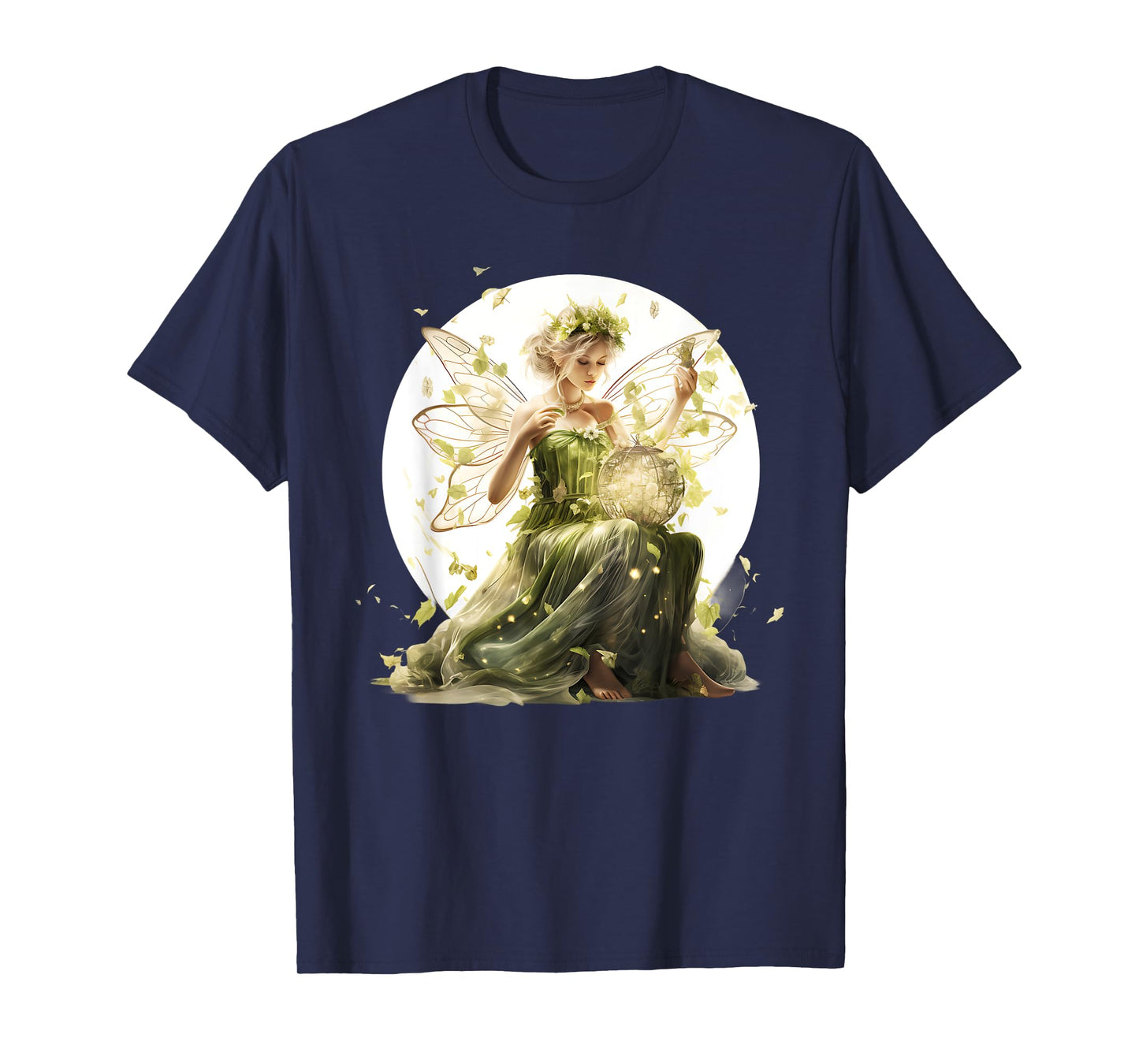 Enchanted Forest Fairy Mystical Butterfly & Floral T-Shirt