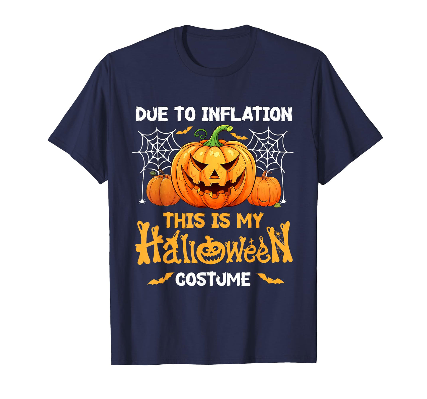 Pumpkin Halloween Costume Men Women Funny Halloween 2025 T-Shirt