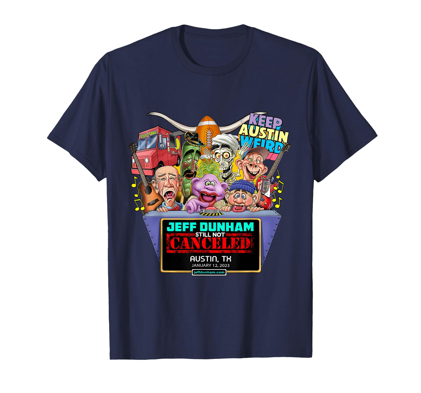 Jeff Dunham Austin, TX (2023) T-Shirt