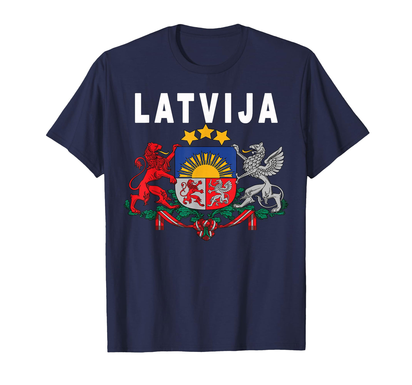 Latvian Language Letvija Emblem T-Shirt