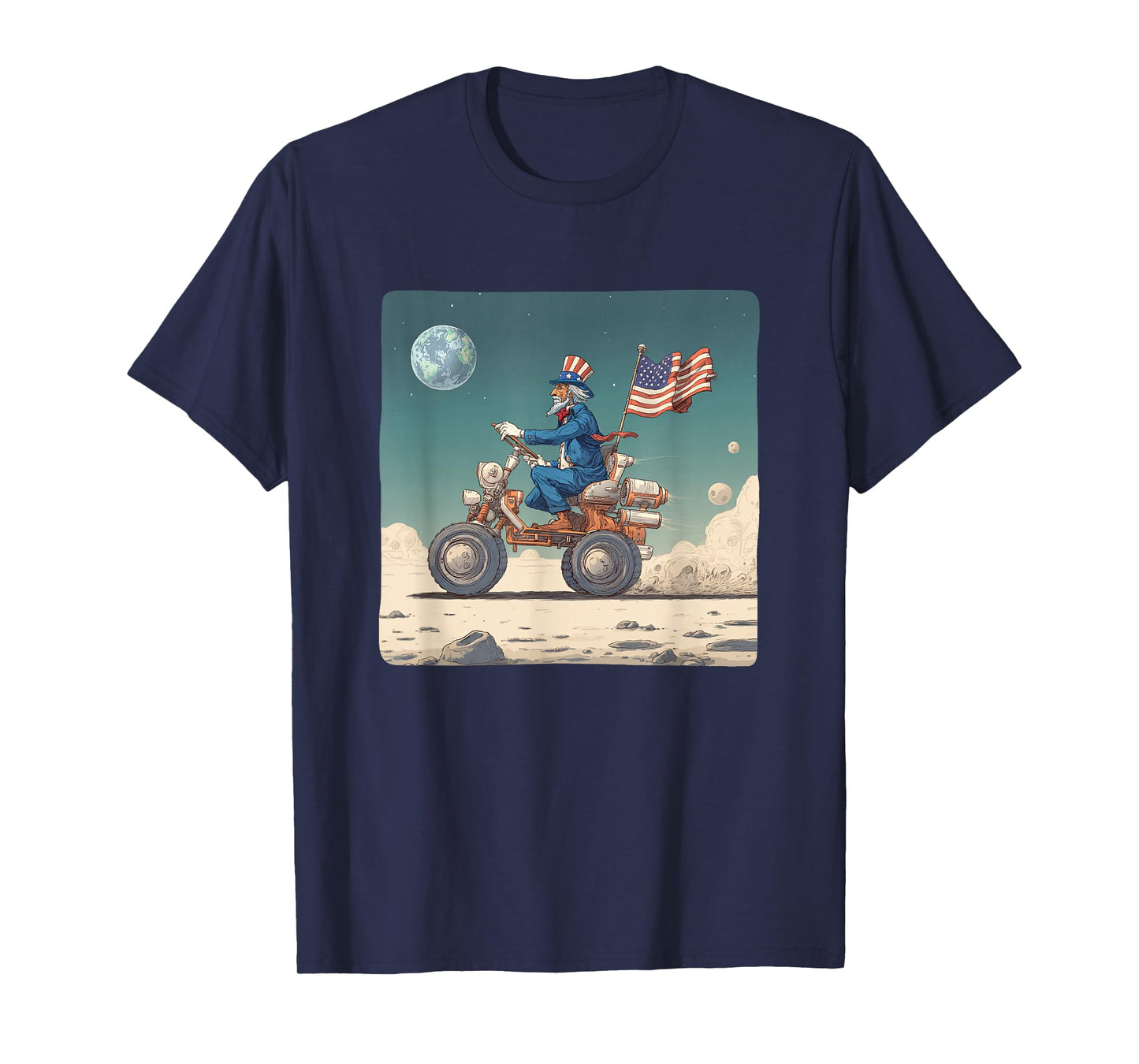 Fun Moon Drive with Vehicle Costume for Boys and Girls T-Shirt