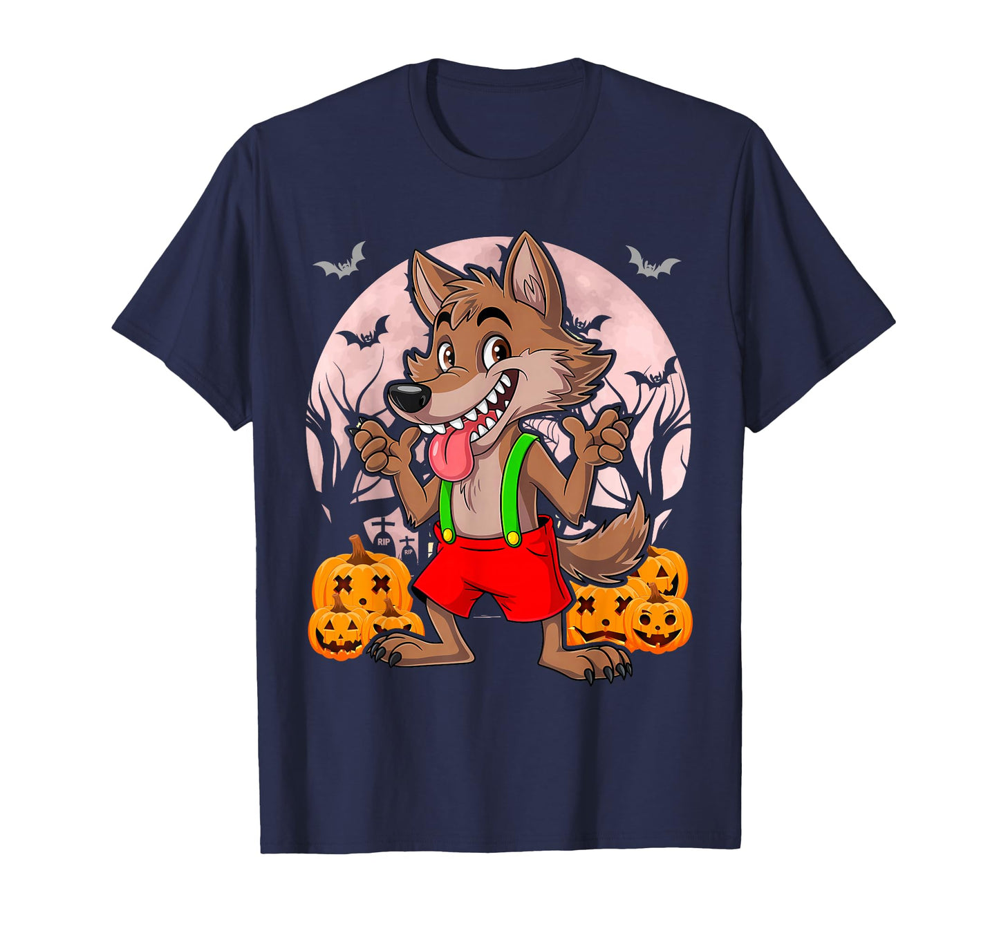 Three Pigs Lazy Halloween Costume - Bad Wolf T-Shirt