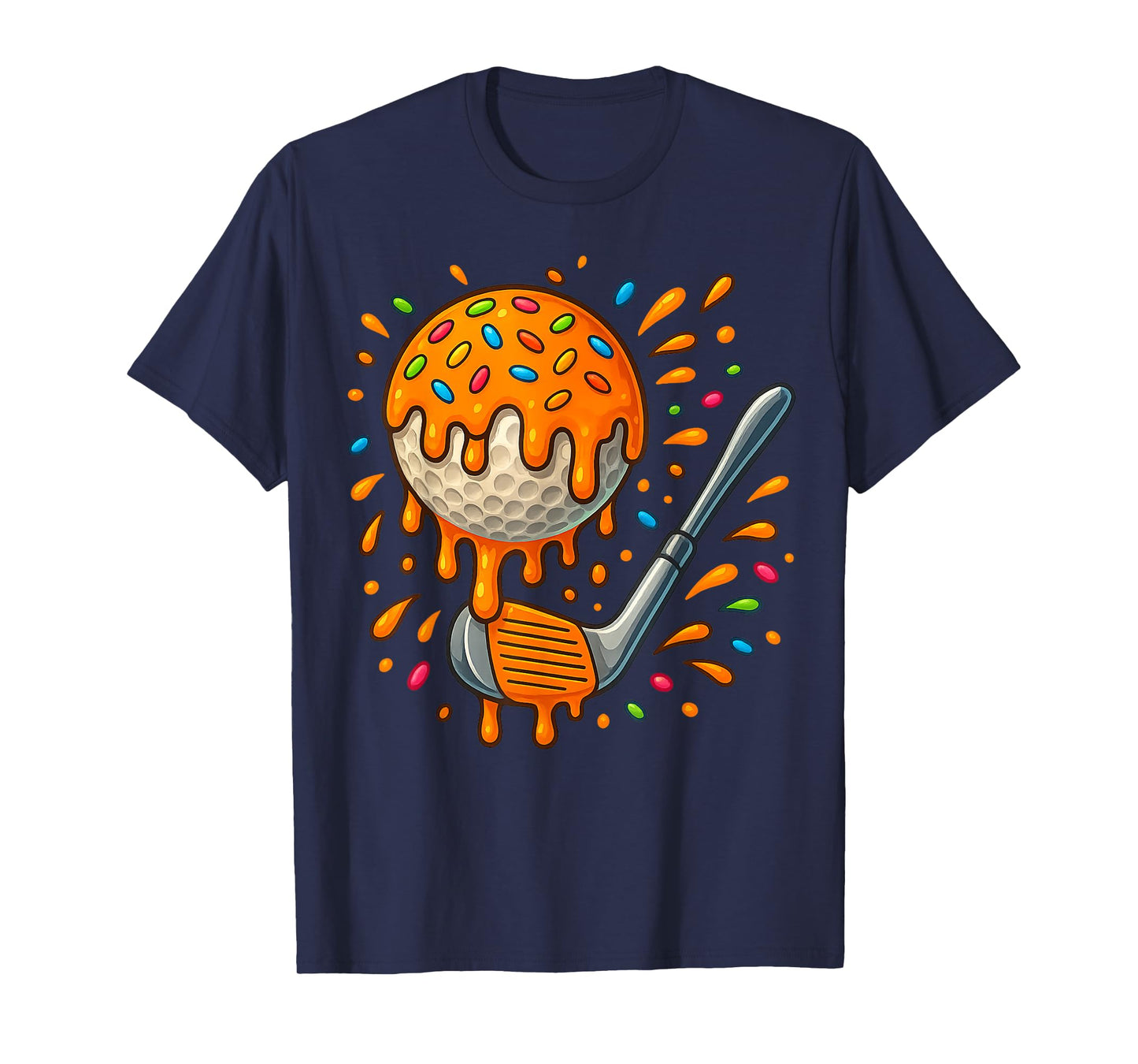 Golf Drip Team for Boys Ice Cream Cool T-Shirt