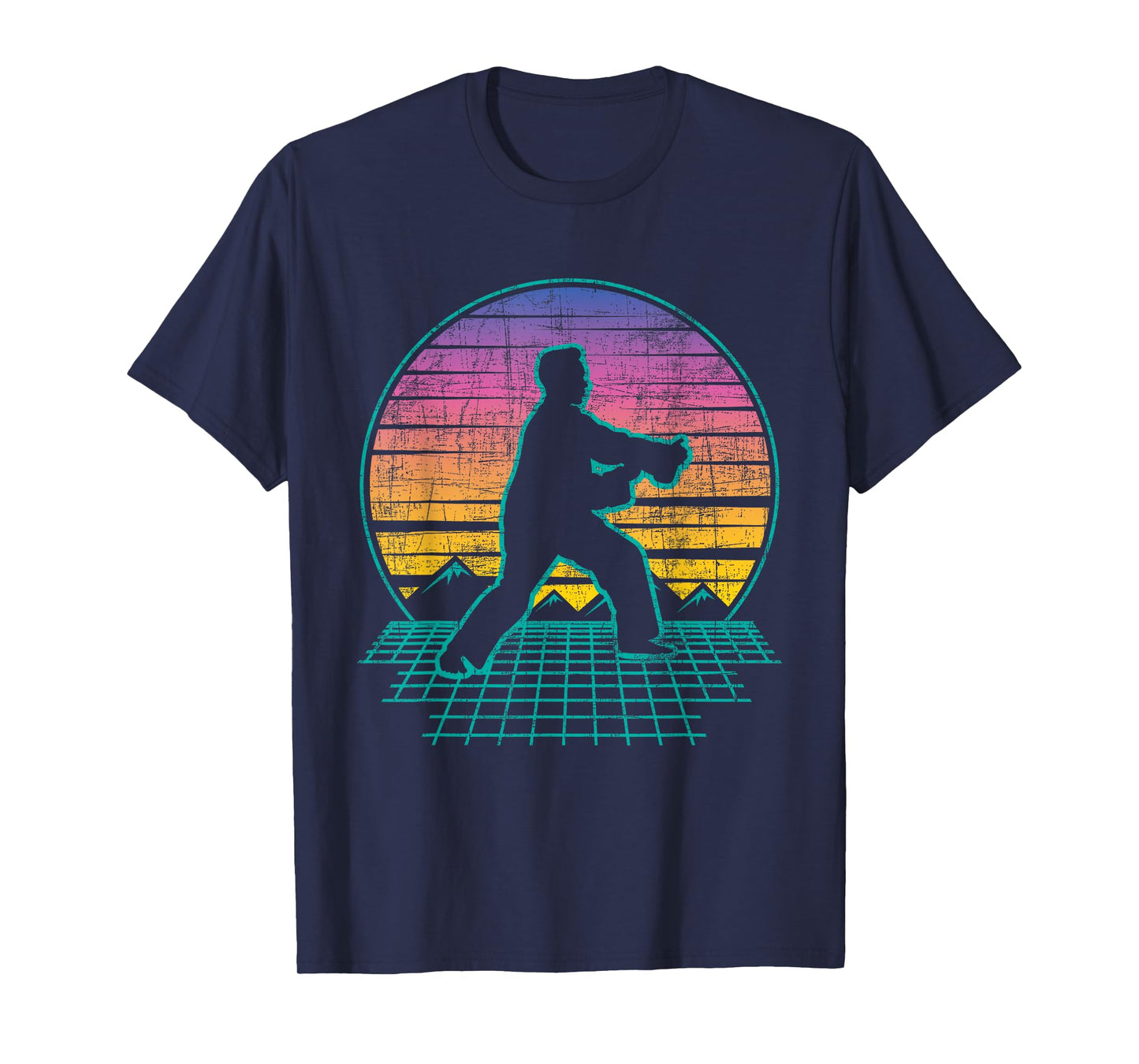 Retro Vintage Martial Arts - Tai Chi Instructor Yin Yang T-Shirt