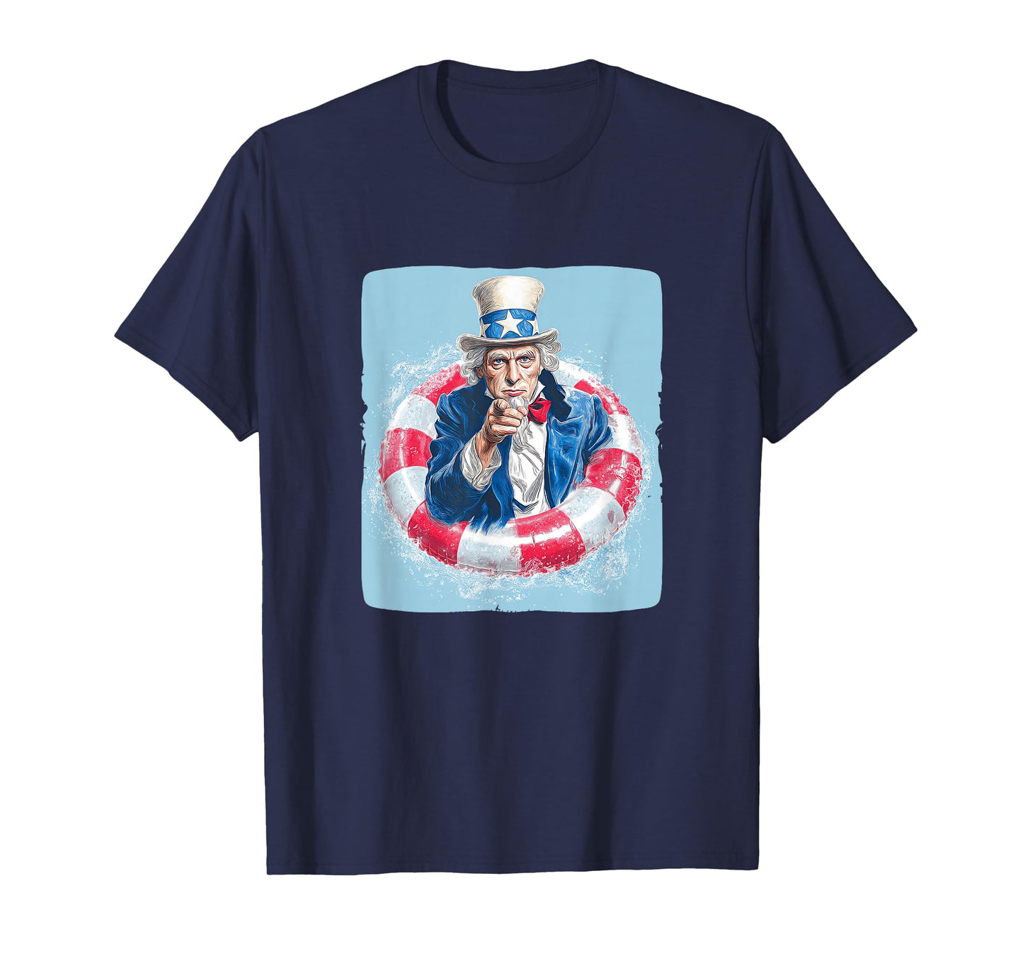 Sam and Pool Ring Look for US Colors Lovers T-Shirt