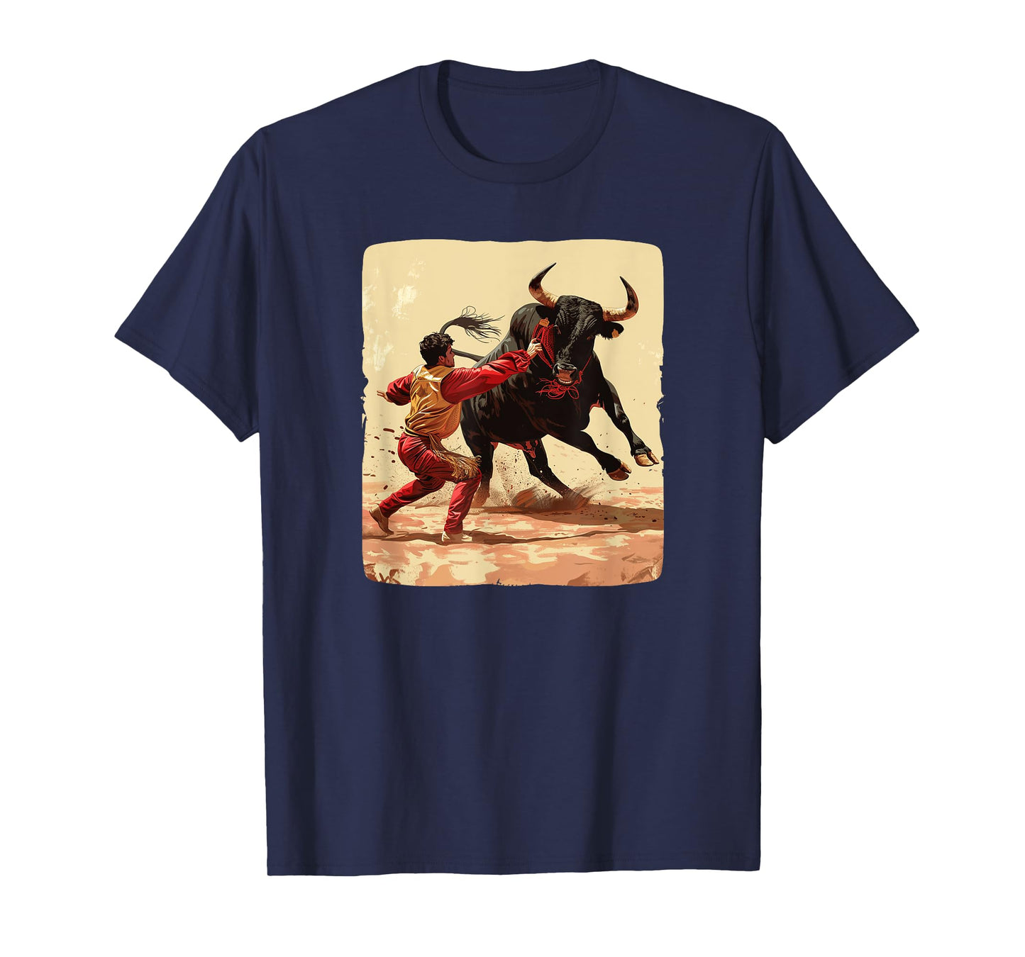 Bull Fight Graphic for Man and Woman T-Shirt
