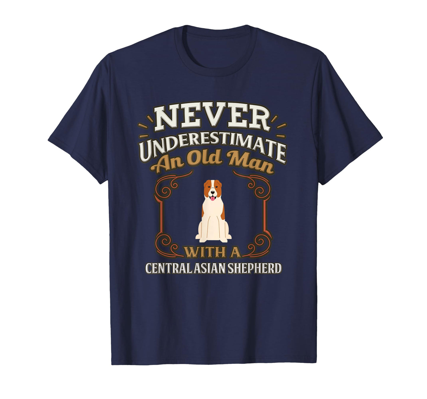 Central Asian Shepherd Father T Shirt T-Shirt