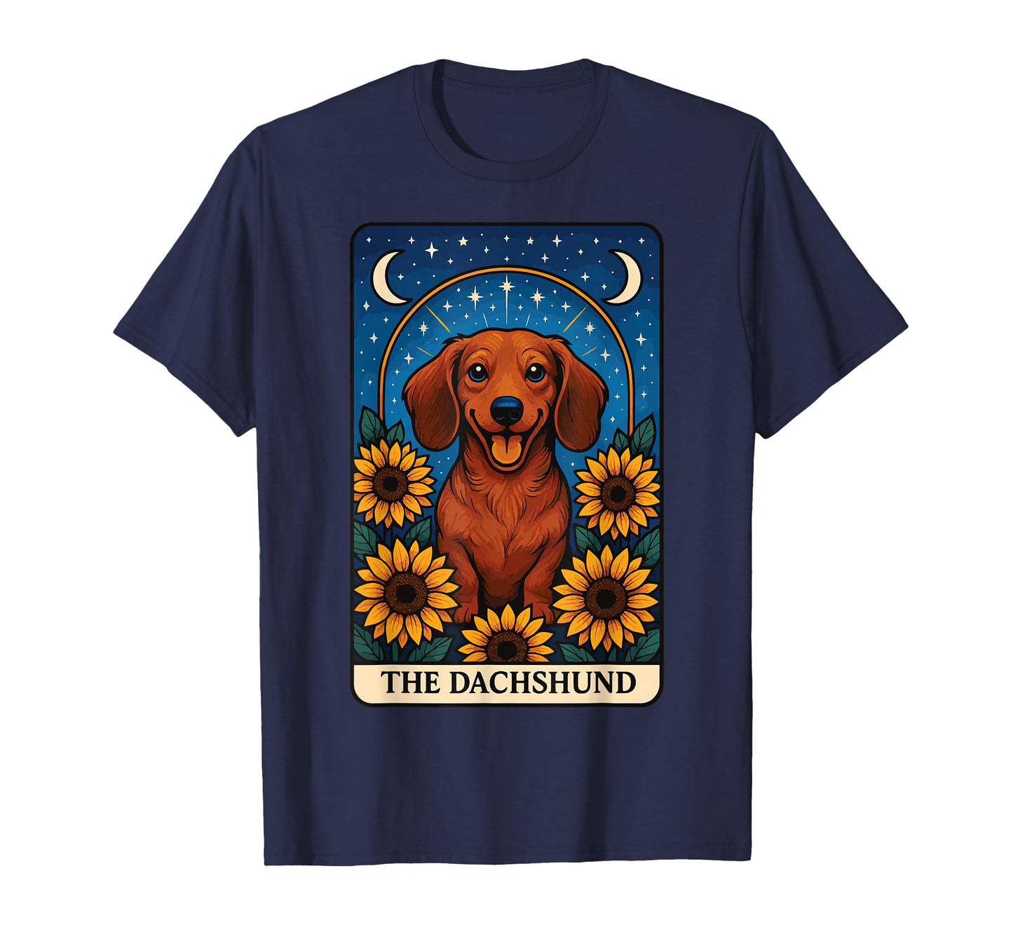 The Dachshund Tarot Card T-Shirt