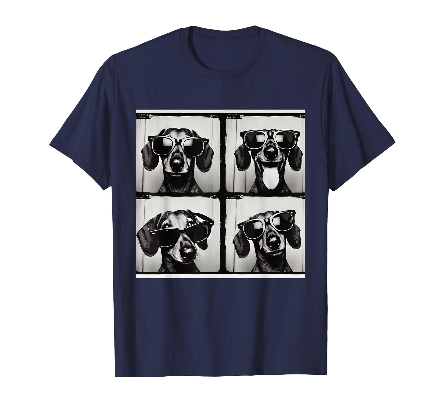 Dachshund Rocking Cool Sunglasses T-Shirt