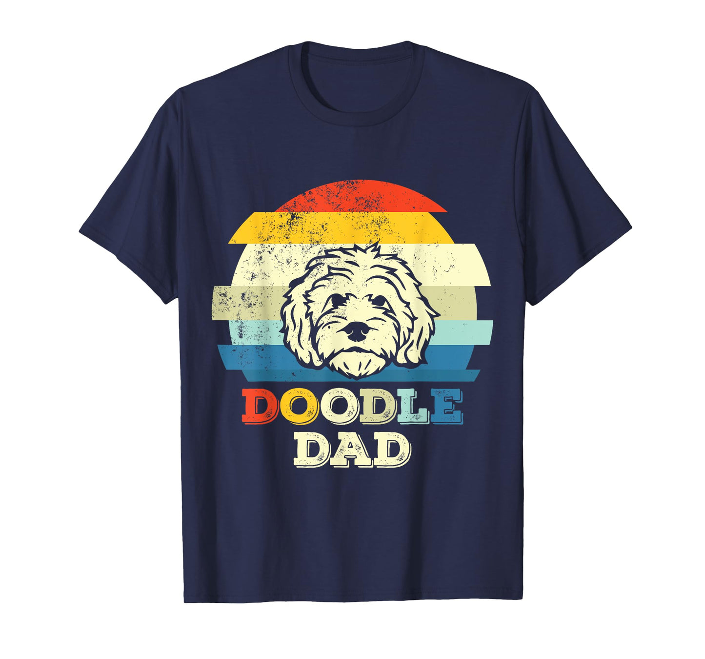 Vintage Doodle Dad Father - Aussie Doodle & Goldendoodle T-Shirt