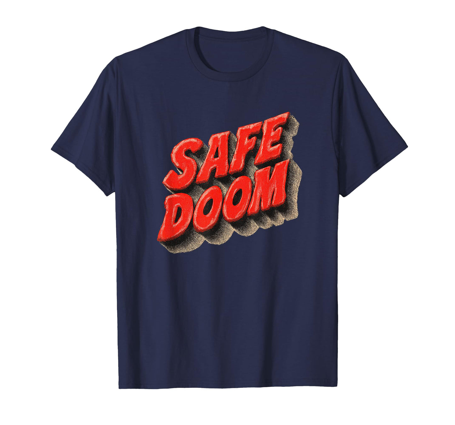 Pretty Red Safe Doom Statement T-Shirt