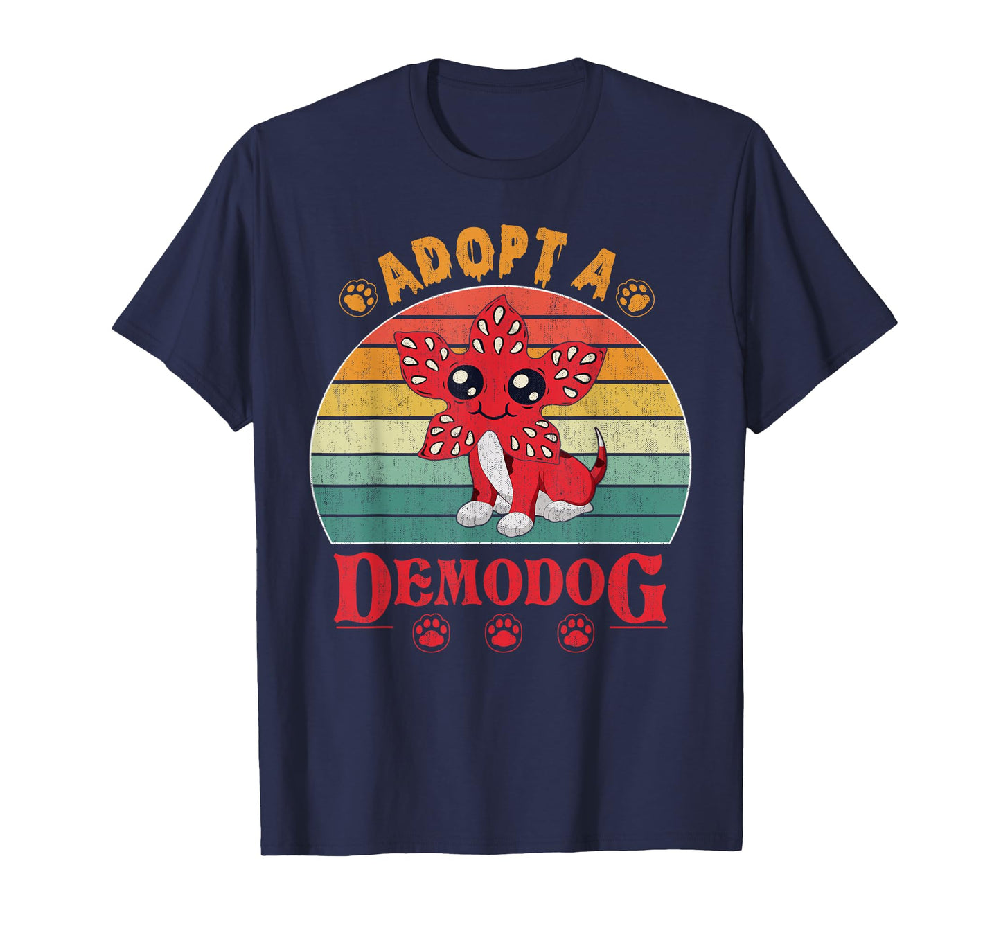 Adopt a demodog Funny Dog Lovers for Men Women Kids T-Shirt