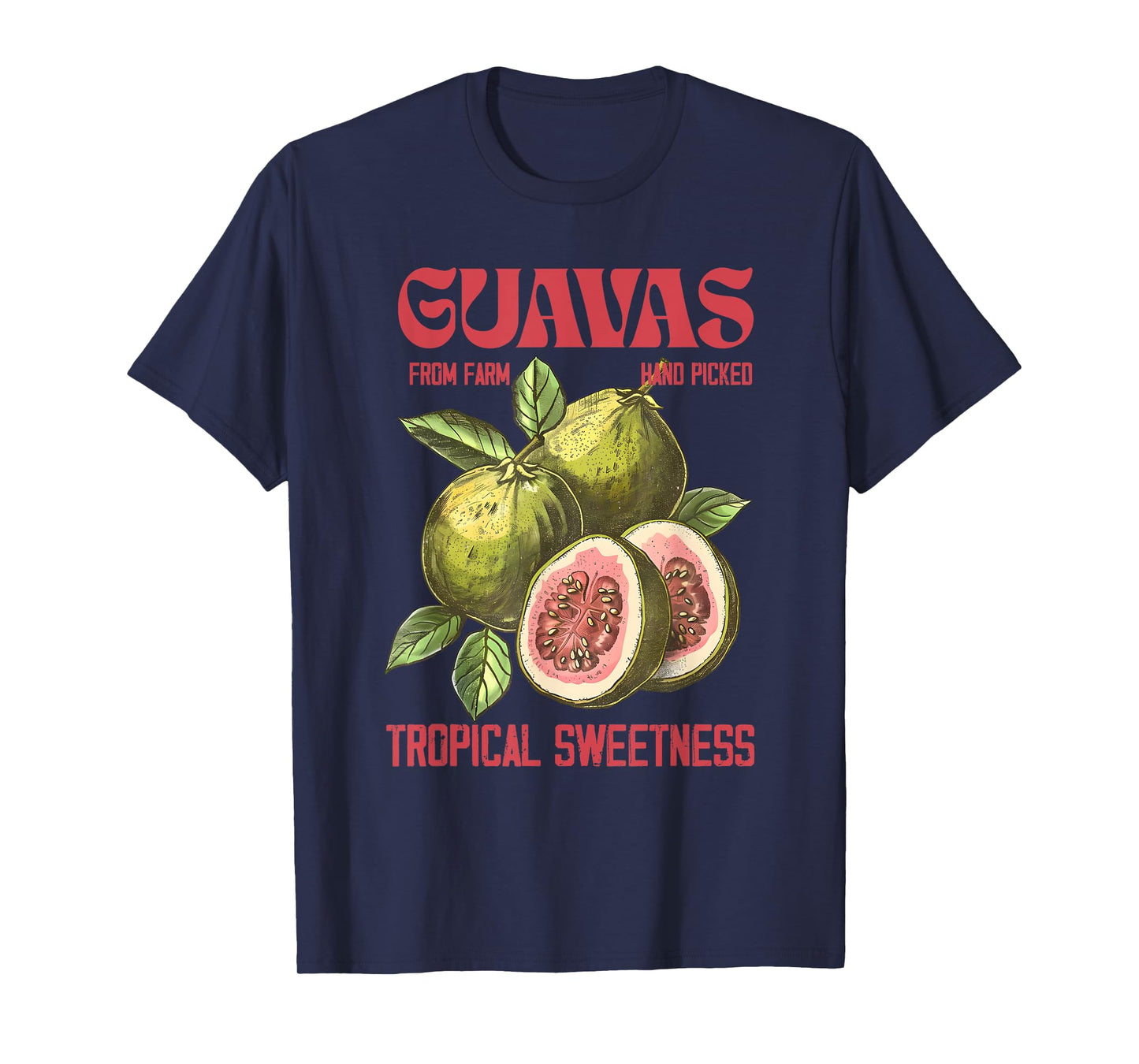 Guavas Retro Commercial Graphic Tee, Vintages Guavas Label T-Shirt