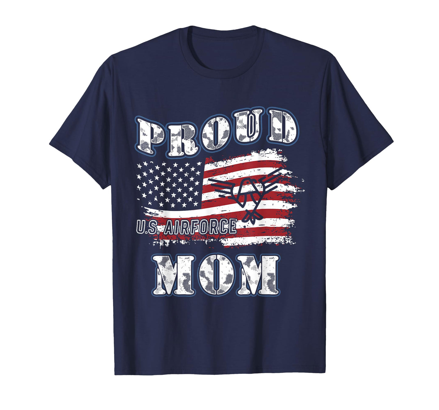 US Air Force Mom's Gift T-Shirt Proud Army Mom T-Shirt