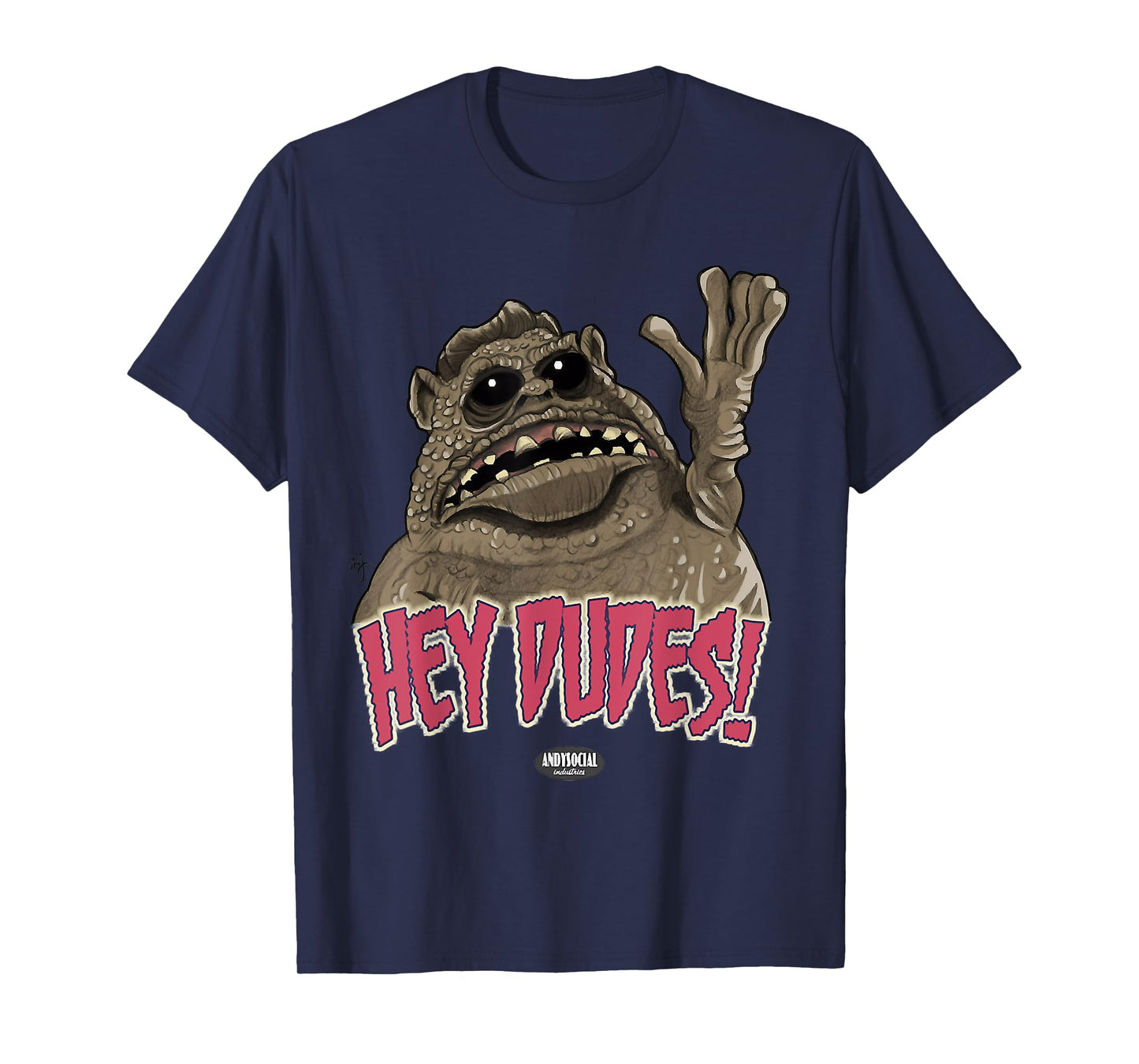 Nab1804 Unisex-Adults Grey Cartoon Animal Retro T-Shirt - Small - Call Me Chet, Weird Chet