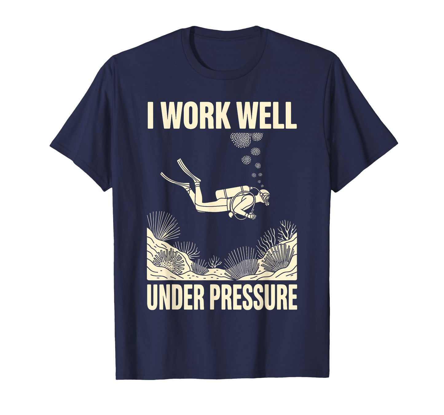 Funny Scuba Diving Art for Men Women Snorkeling Scuba Diver T-Shirt