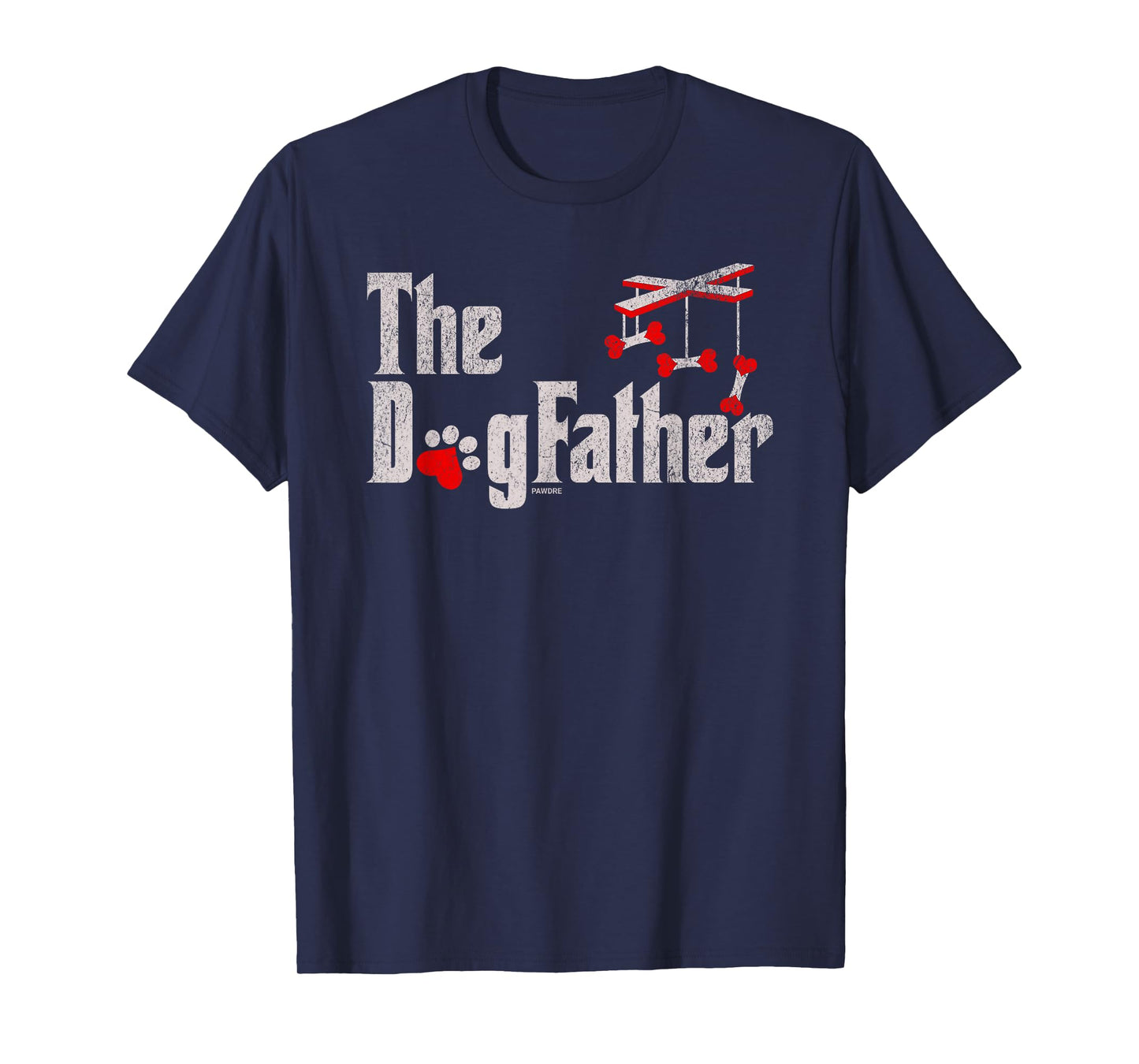 The Dogfather, Funny Dog Dad Fathers Day and Christmas T-Shirt