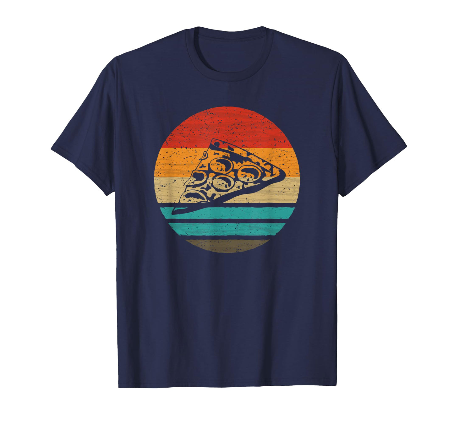 Pizza Slice Retro Style Vintage T-Shirt
