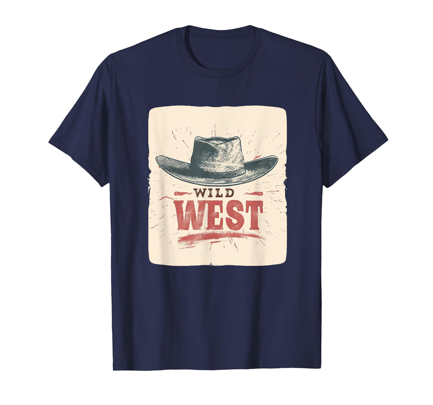 Western Cowboy Hat Costume for Wild West Lovers T-Shirt