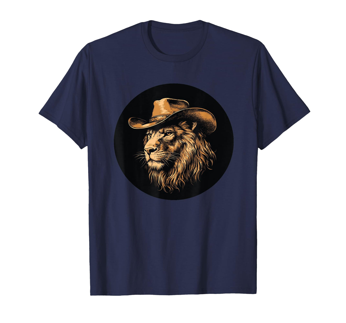 Cool Lion with Hat for a Western Adventure T-Shirt