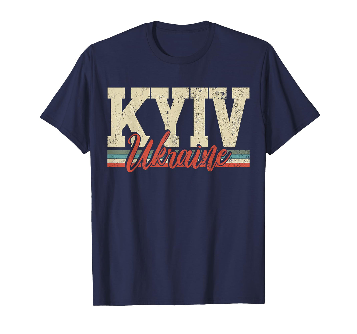 Kyiv Ukraine Travel Souvenir Retro Vintage Gift T-Shirt