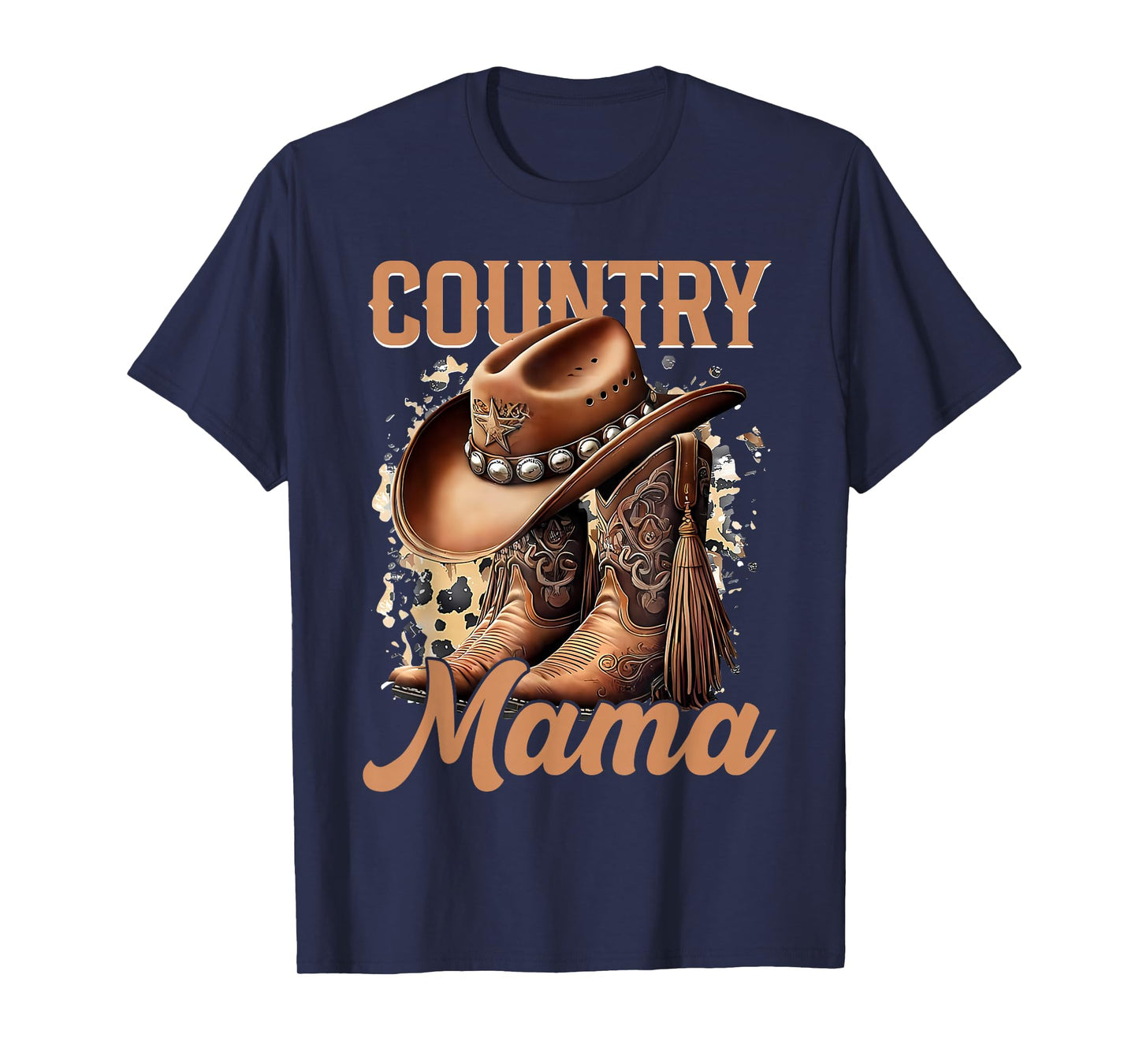 Retro Mama Western Cowgirls Mother Day Family Matching T-Shirt