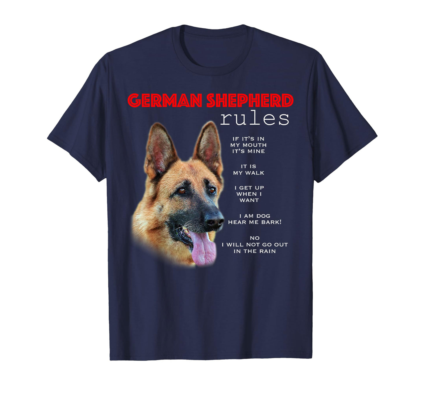 Funny rules for the owner of a German Shepherd T-Shirt