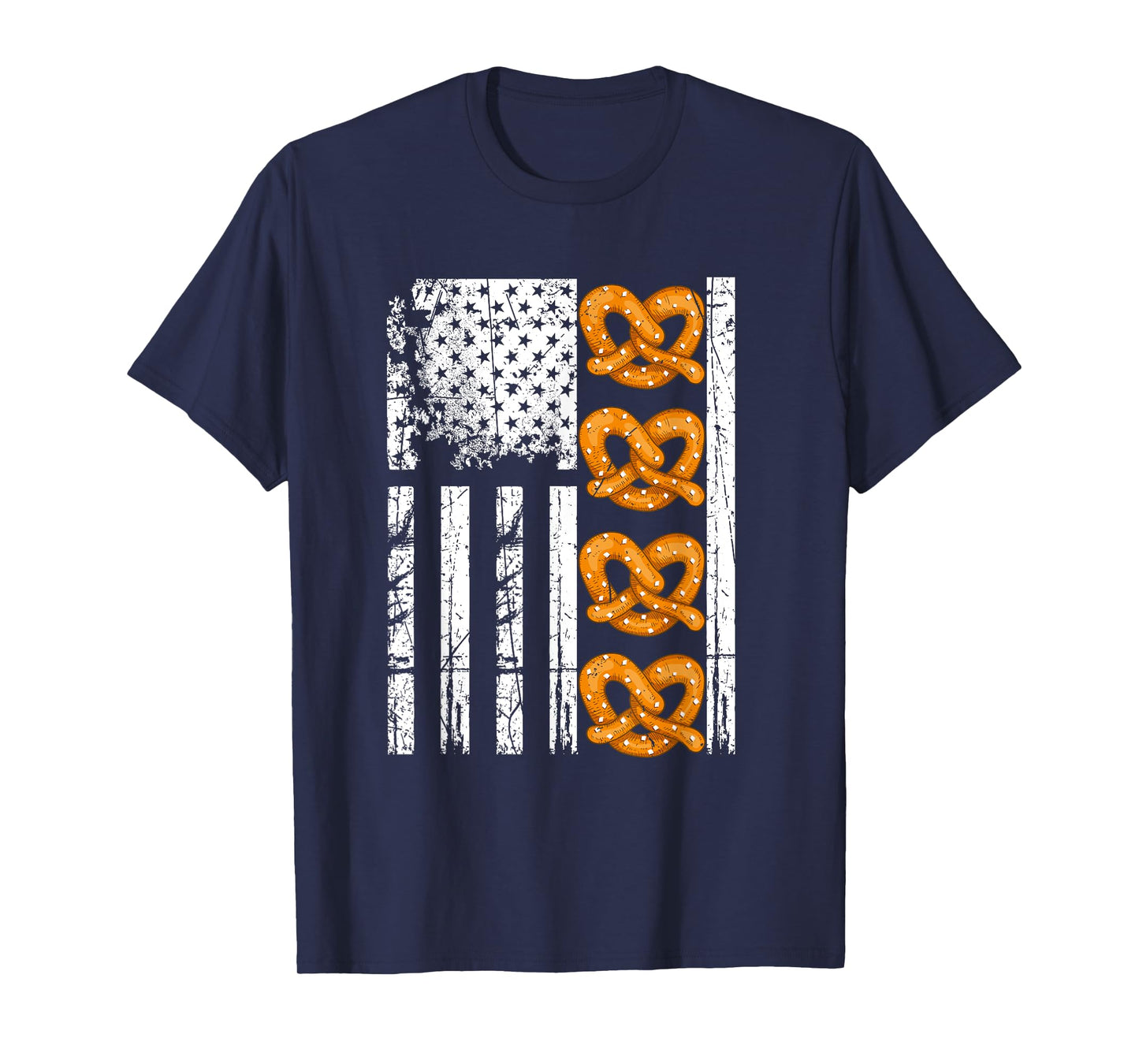 I Love Pretzels for Pretzel Day Funny Office Wear Gifts T-Shirt