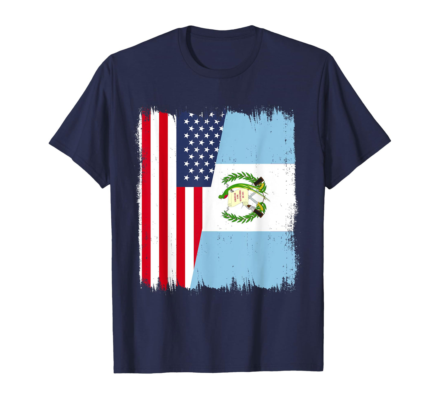 America Guatemala Flag American Guatemalan Roots Pride T-Shirt