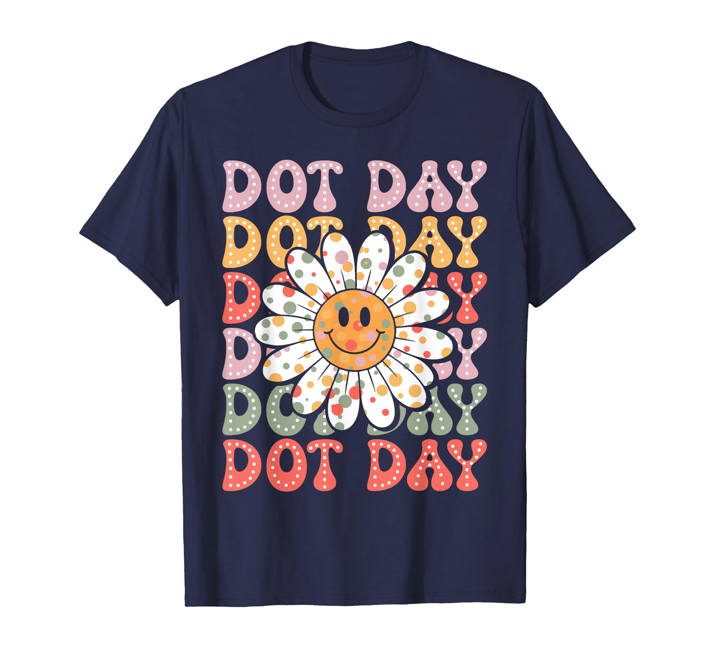 Happy Dot Day 2025 Coquette Bow Teachers Kids Boys Girls T-Shirt