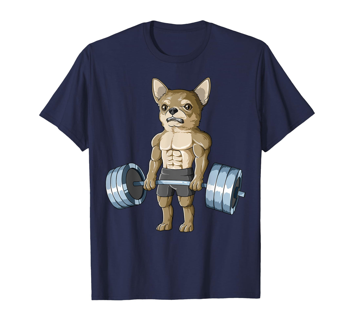 Weightlifting Chihuahua Deadlifting Chihuahua Powerlifting T-Shirt