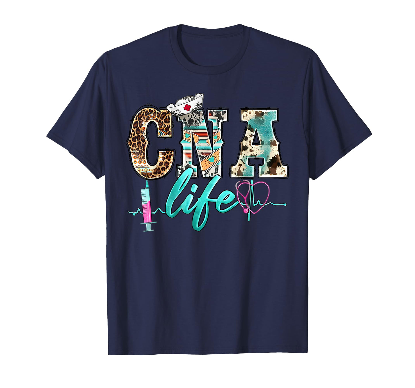 CNA Life Certified Nursing Assistant Medical Worker Hospital T-Shirt