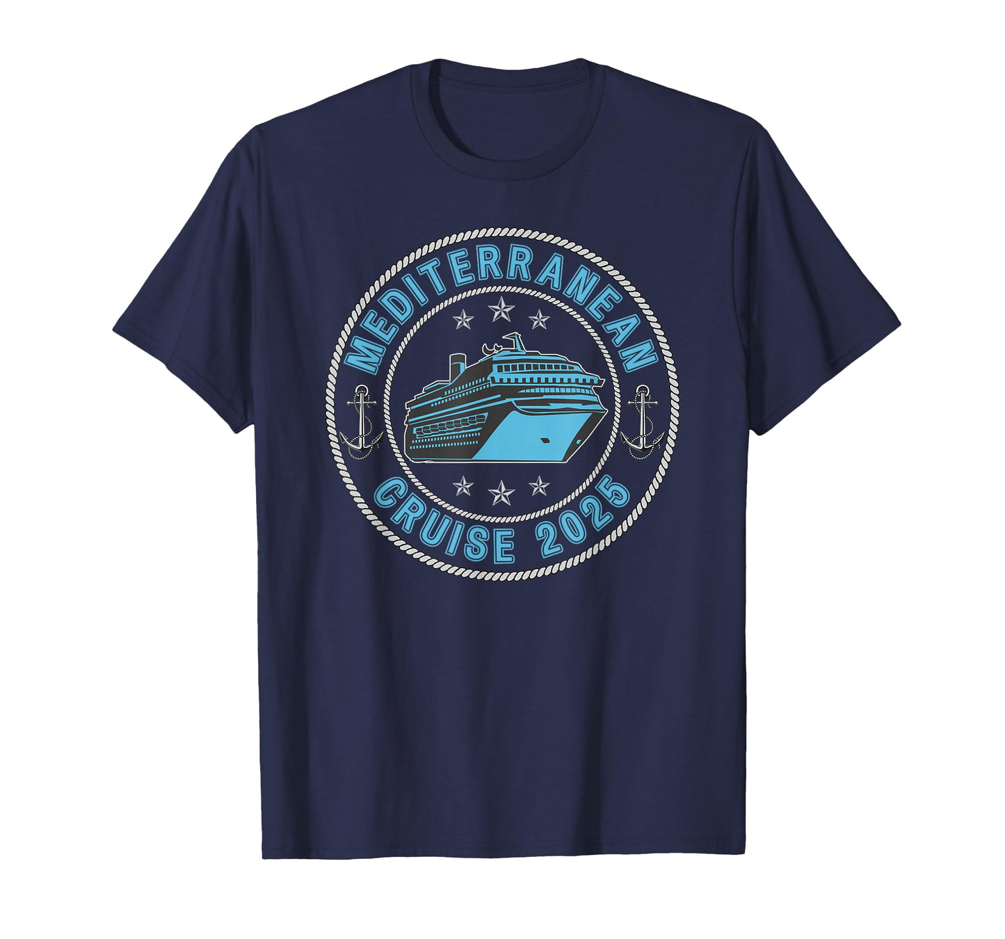 Mediterranean Cruise 2025 European Cruising Family Cruise T-Shirt