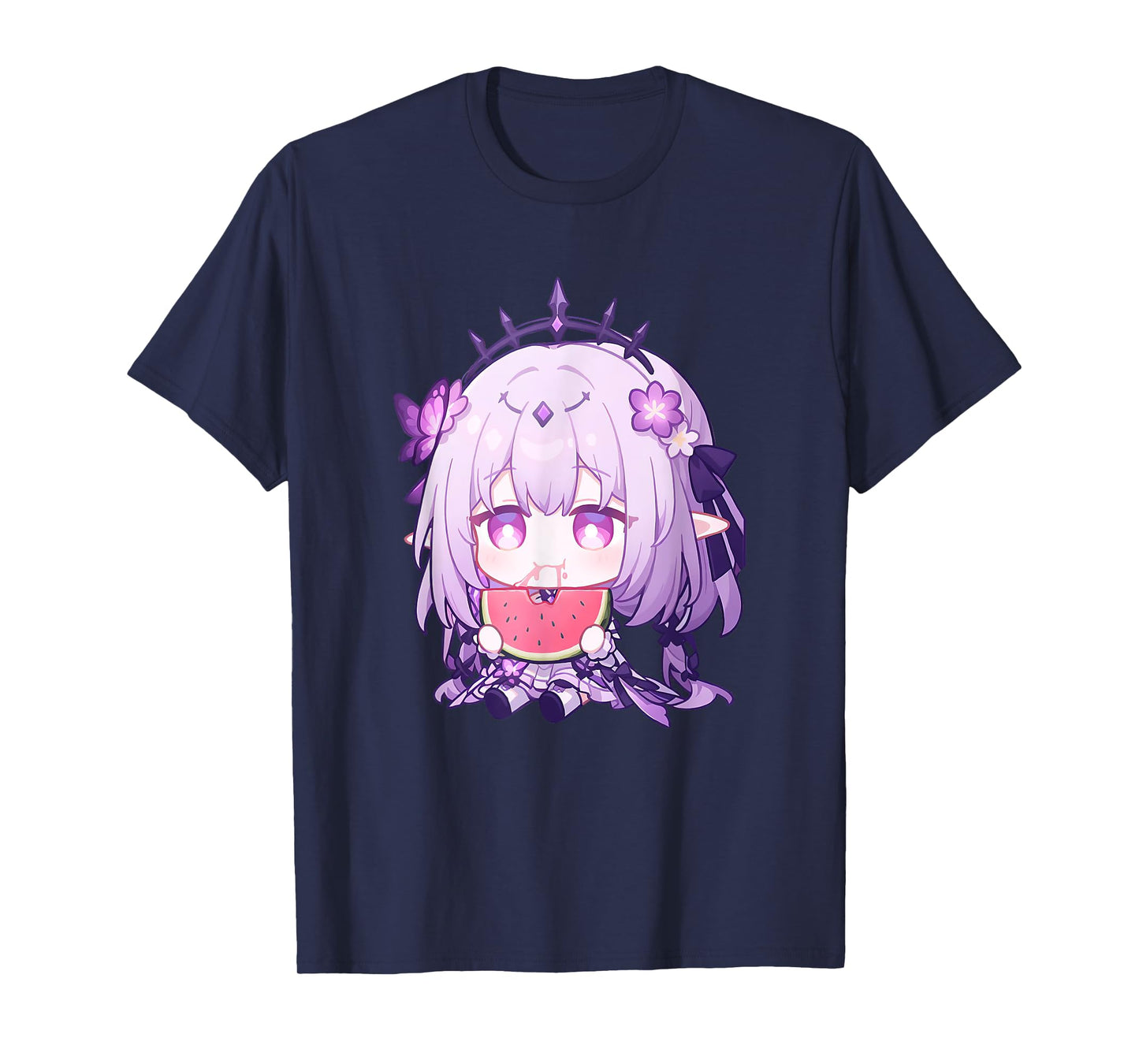 Castorice Chibi Dan Heng Marth 7th HSR Gacha Games Funny T-Shirt