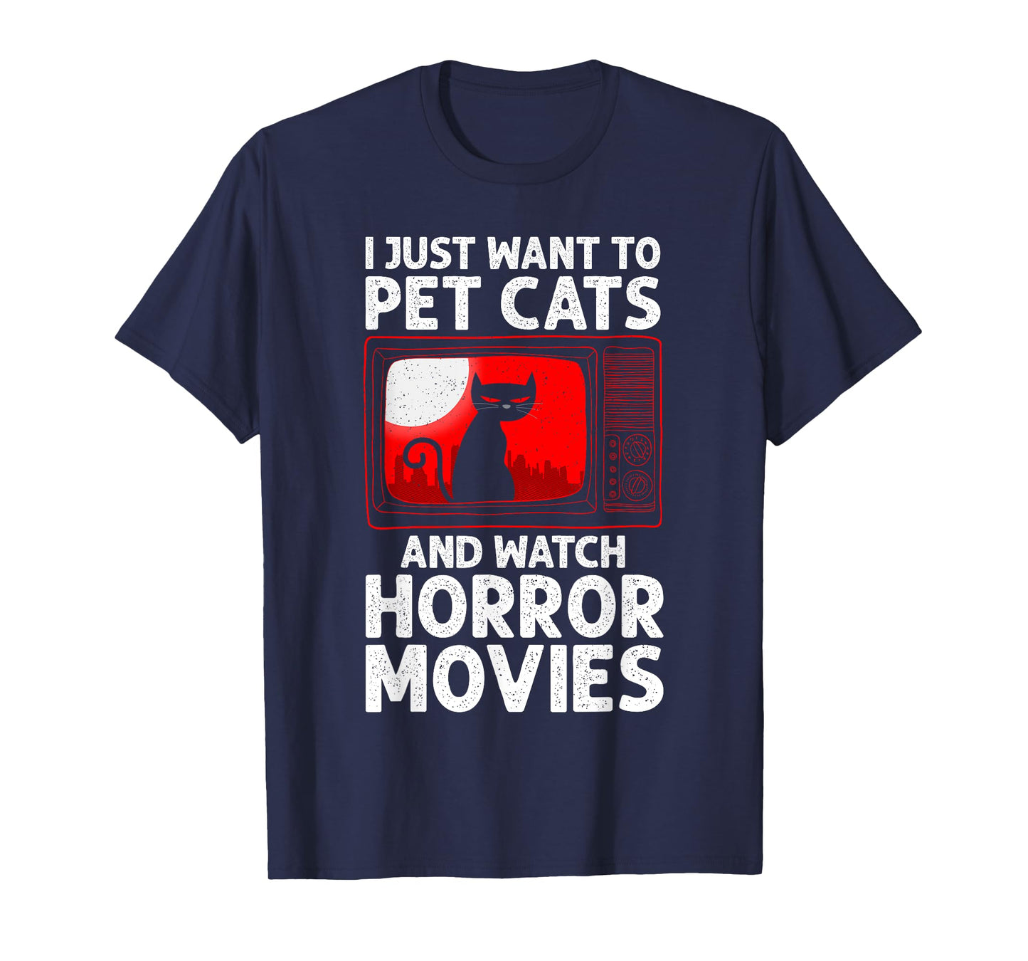 Cute Horror Movie Design For Men Women Horror Movie Lover T-Shirt