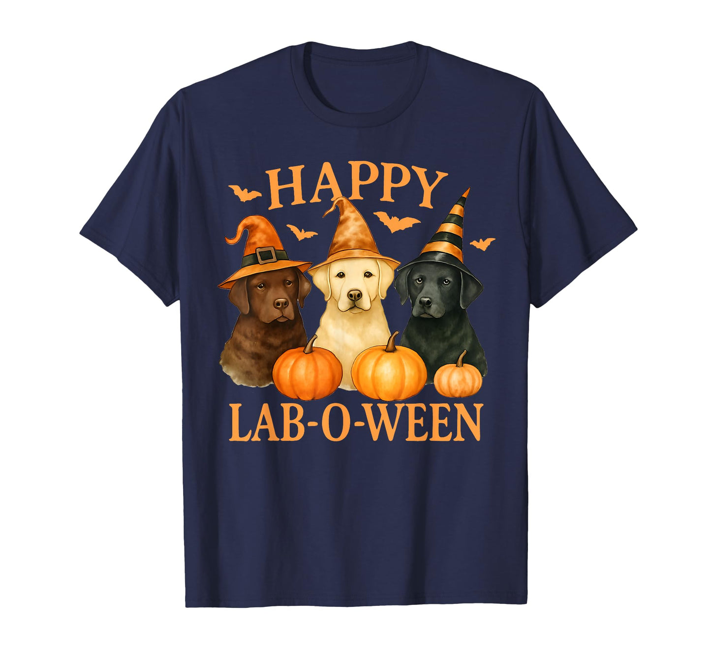 Happy Lab-O-Ween Labrador Halloween Dog Lover Design T-Shirt