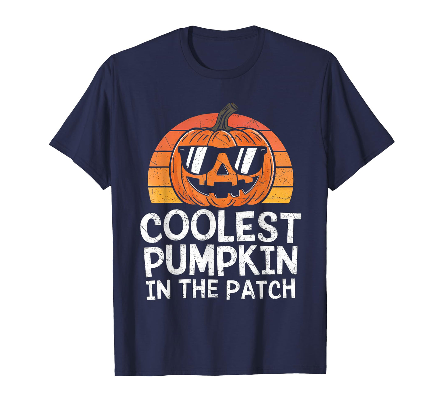 Coolest Pumpkin In The Patch Halloween Outfit Teens Boys Kid T-Shirt