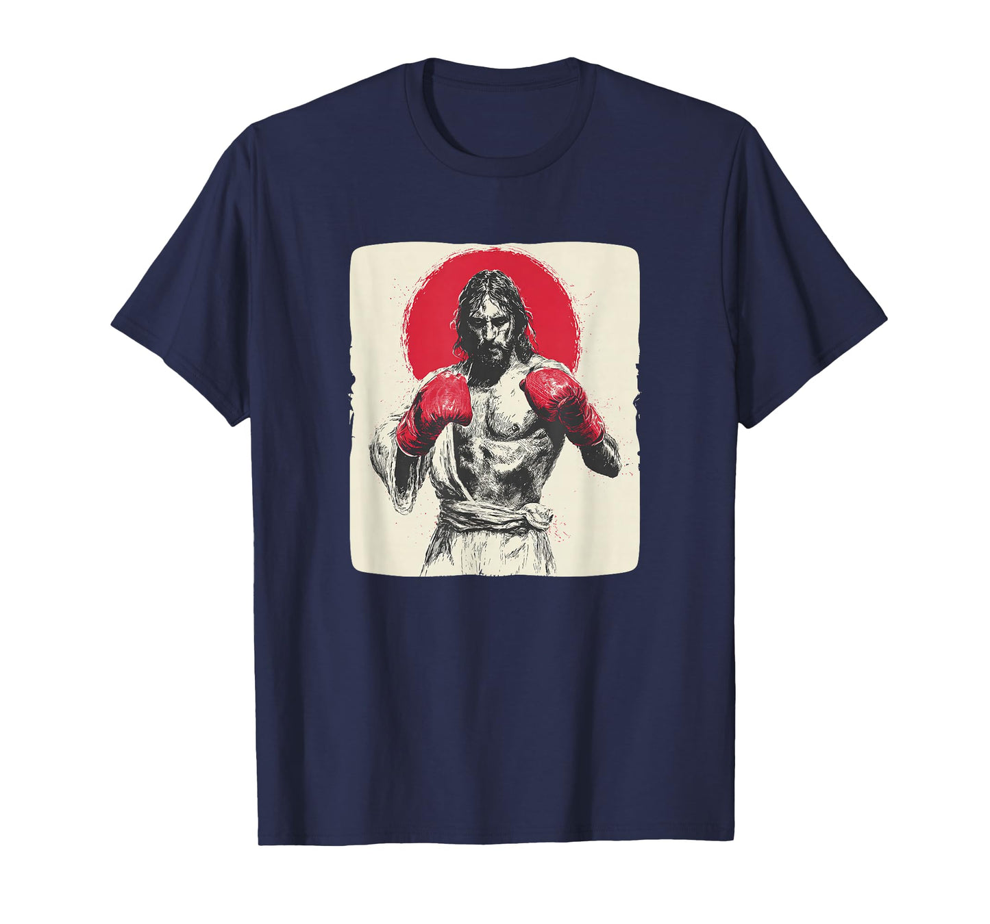 Boxing Lord Jesus Christ for Gloves and Box Ring Lovers T-Shirt