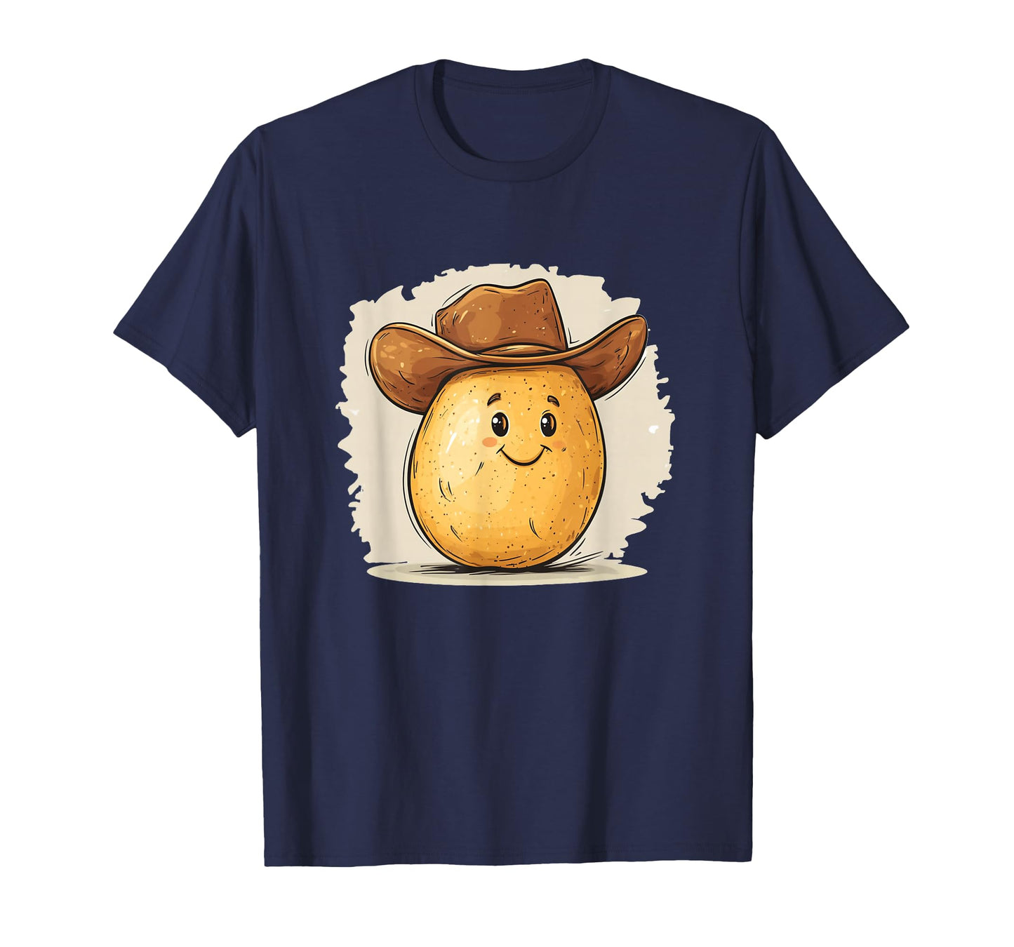 Cowboy Potato Costume with Western Hat for Boys and Girls T-Shirt